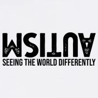 Autism Seeing The World Differently Quote Garment-Dyed Sweatshirt