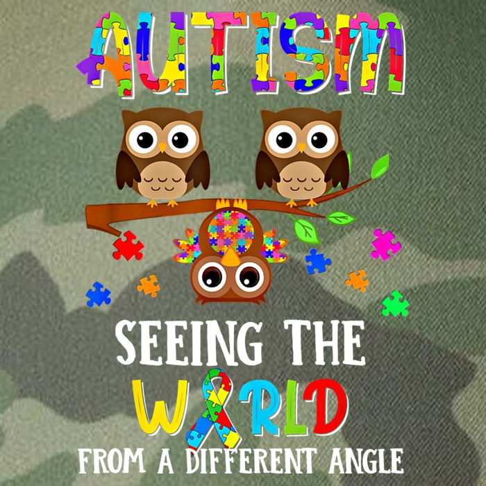 Autism Seeing The World From A Different Angle Gift Legacy Tie Dye Trucker Hat
