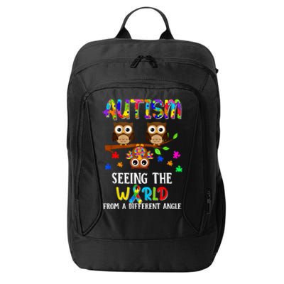 Autism Seeing The World From A Different Angle Gift City Backpack