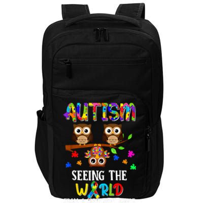 Autism Seeing The World From A Different Angle Gift Impact Tech Backpack