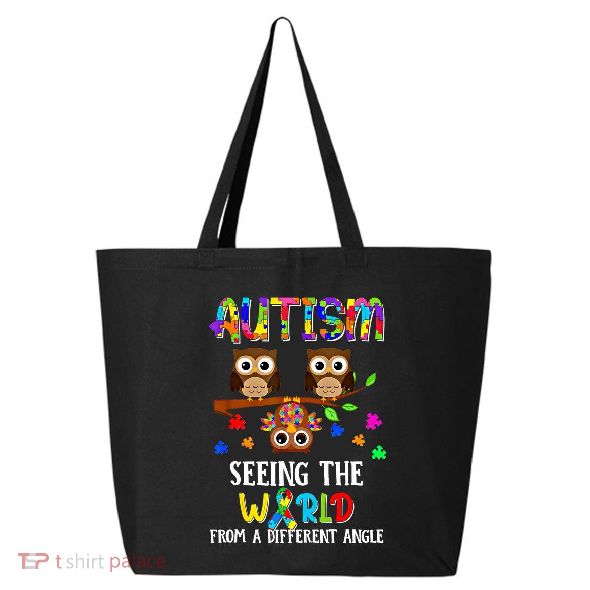 Autism Seeing The World From A Different Angle Gift 25L Jumbo Tote