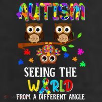 Autism Seeing The World From A Different Angle Gift 25L Jumbo Tote
