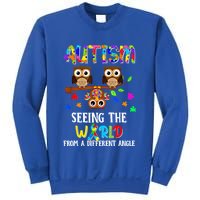 Autism Seeing The World From A Different Angle Gift Sweatshirt