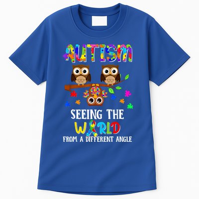 Autism Seeing The World From A Different Angle Gift Tall T-Shirt