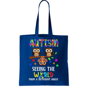 Autism Seeing The World From A Different Angle Gift Tote Bag