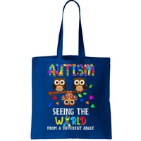 Autism Seeing The World From A Different Angle Gift Tote Bag