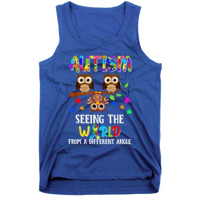 Autism Seeing The World From A Different Angle Gift Tank Top