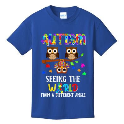 Autism Seeing The World From A Different Angle Gift Kids T-Shirt