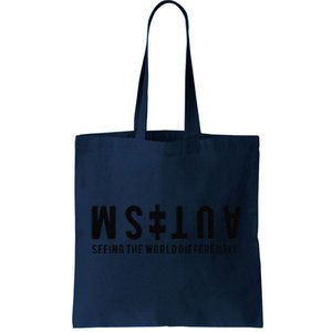 Autism Seeing The World Differently Premium Tote Bag