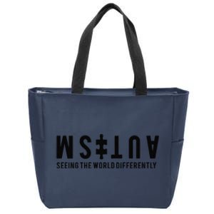 Autism Seeing The World Differently Premium Zip Tote Bag