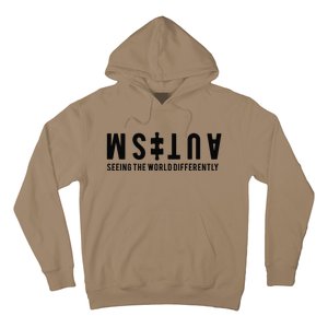 Autism Seeing The World Differently Premium Hoodie