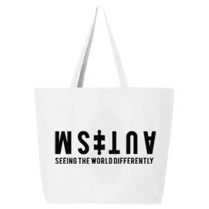 Autism Seeing The World Differently Premium 25L Jumbo Tote