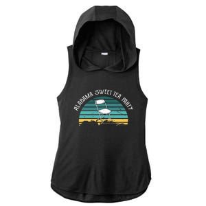 Alabama Sweet Tea Party Montgomery Alabama River Boat Ladies PosiCharge Tri-Blend Wicking Draft Hoodie Tank