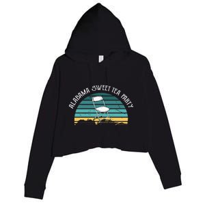 Alabama Sweet Tea Party Montgomery Alabama River Boat Crop Fleece Hoodie