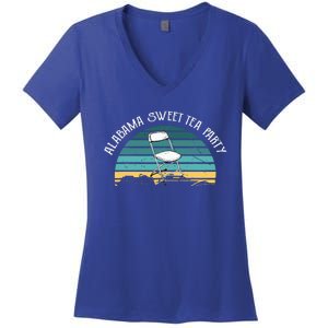 Alabama Sweet Tea Party Montgomery Alabama River Boat Women's V-Neck T-Shirt