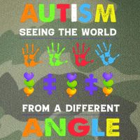 Autism Seeing The World From A Different Angle Legacy Tie Dye Trucker Hat