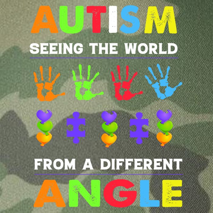 Autism Seeing The World From A Different Angle Legacy Tie Dye Trucker Hat
