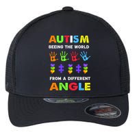 Autism Seeing The World From A Different Angle Flexfit Unipanel Trucker Cap
