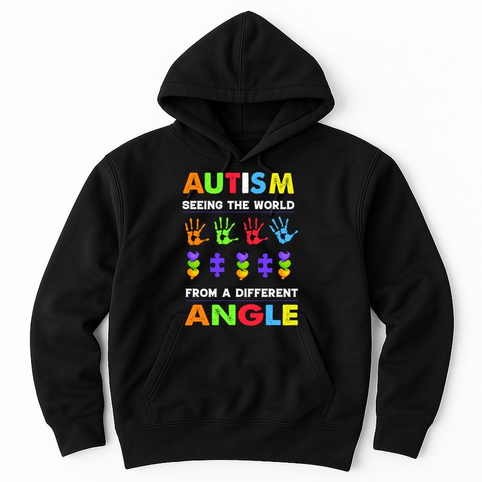 Autism Seeing The World From A Different Angle Hoodie