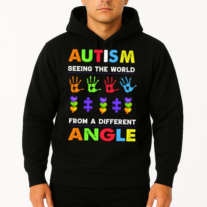 Autism Seeing The World From A Different Angle Hoodie