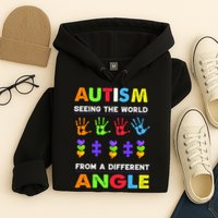 Autism Seeing The World From A Different Angle Hoodie