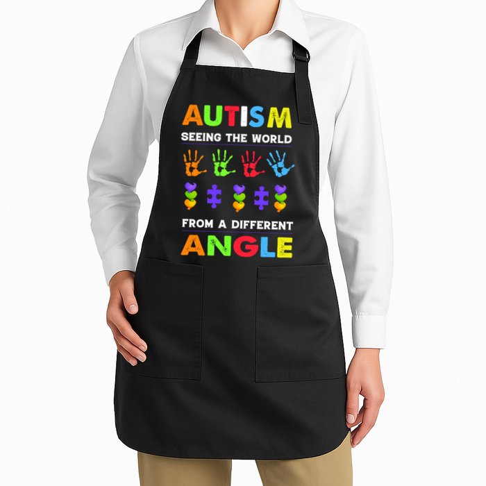 Autism Seeing The World From A Different Angle Apron