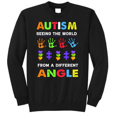 Autism Seeing The World From A Different Angle Sweatshirt