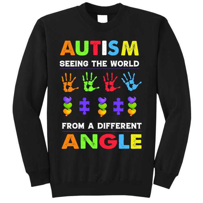 Autism Seeing The World From A Different Angle Sweatshirt