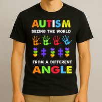 Autism Seeing The World From A Different Angle T-Shirt
