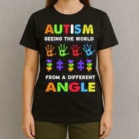Autism Seeing The World From A Different Angle T-Shirt
