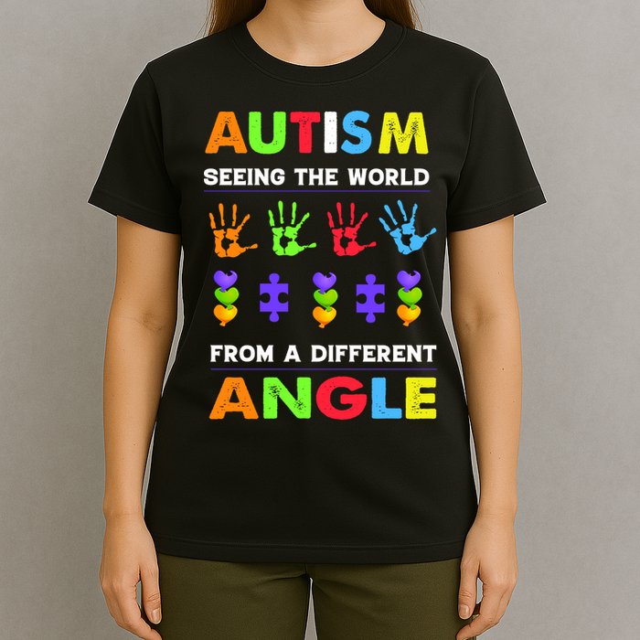 Autism Seeing The World From A Different Angle T-Shirt