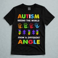 Autism Seeing The World From A Different Angle T-Shirt
