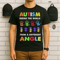 Autism Seeing The World From A Different Angle T-Shirt