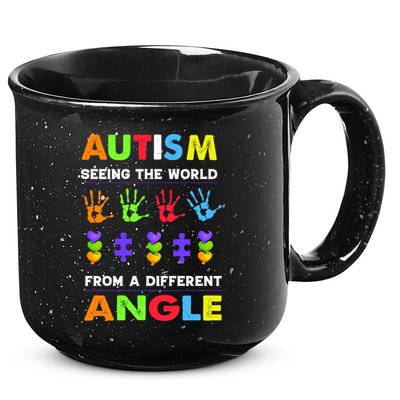 Autism Seeing The World From A Different Angle 15oz Campfire Ceramic Mug