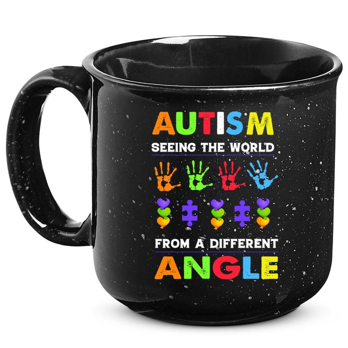 Autism Seeing The World From A Different Angle 15oz Campfire Ceramic Mug
