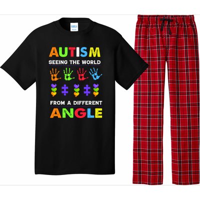 Autism Seeing The World From A Different Angle Pajama Set