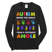 Autism Seeing The World From A Different Angle Tall Long Sleeve T-Shirt
