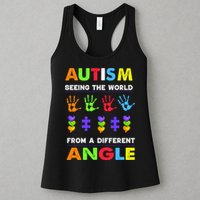 Autism Seeing The World From A Different Angle Womens Tank Top
