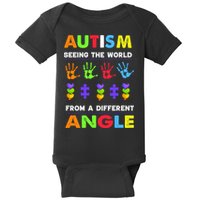 Autism Seeing The World From A Different Angle Baby Bodysuit