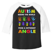 Autism Seeing The World From A Different Angle Toddler Fine Jersey T-Shirt