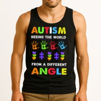 Autism Seeing The World From A Different Angle Tank Top