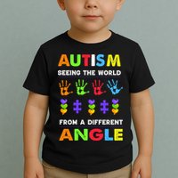 Autism Seeing The World From A Different Angle Toddler T-Shirt