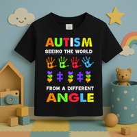 Autism Seeing The World From A Different Angle Toddler T-Shirt