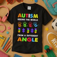 Autism Seeing The World From A Different Angle Kids T-Shirt