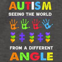 Autism Seeing The World From A Different Angle Vector Backpack