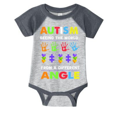 Autism Seeing The World From A Different Angle Infant Baby Jersey Bodysuit