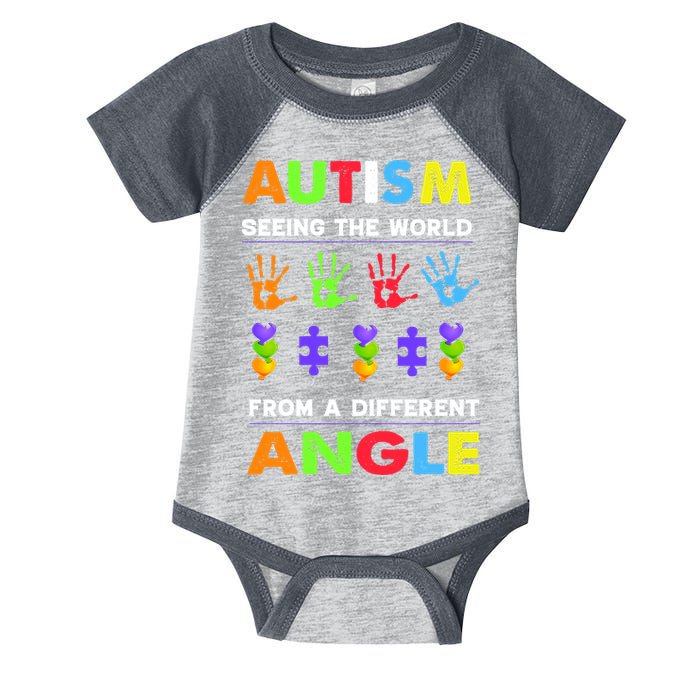Autism Seeing The World From A Different Angle Infant Baby Jersey Bodysuit