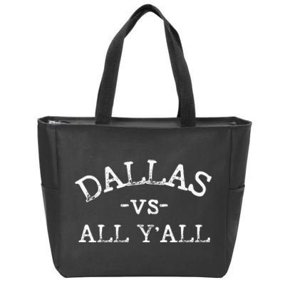 All Sport Trends Dallas Vs All Yall Zip Tote Bag