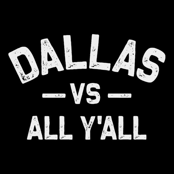 All Sports Trendy Gifts Dallas Vs All YAll Drawstring Bag