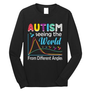 Autism Seeing The World From Different Angle Long Sleeve Shirt